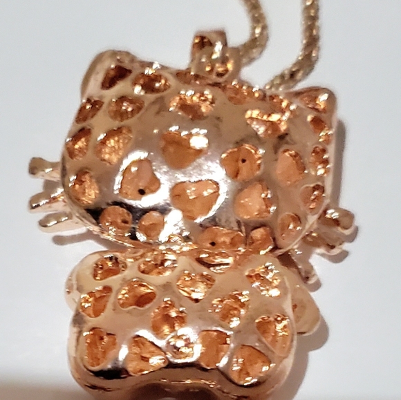 "HELLO KITTY CUTIE!" SUPER CUTE HELLO KITTY RHINESTONE NECKLACE BRAND NEW! - Picture 8 of 8